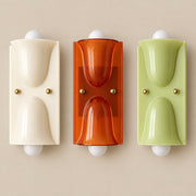 Auralis wall lamp in beige, amber and light green