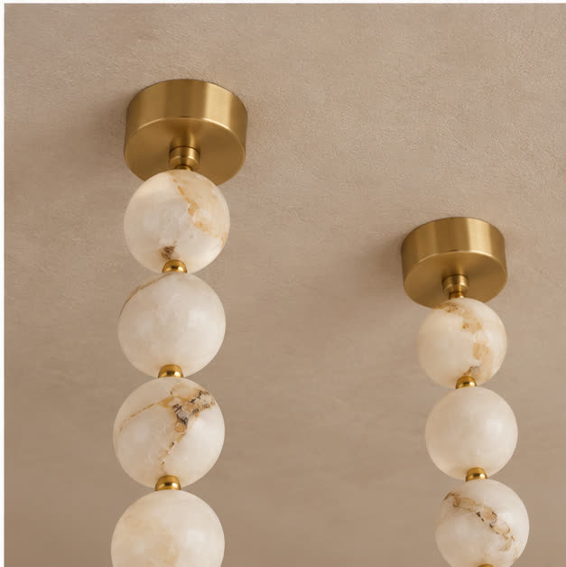 AuroMarble gold ceiling mounting detail