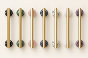 BlushStone cabinet pull in seven natural stone finishes