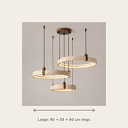 Large TerraStone ring diameters: 40, 50 and 60 centimetres